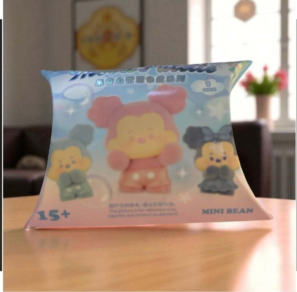 Miniso Disney Mickey Mood Palette Series Mini Beans Blind Box Figure - Red
